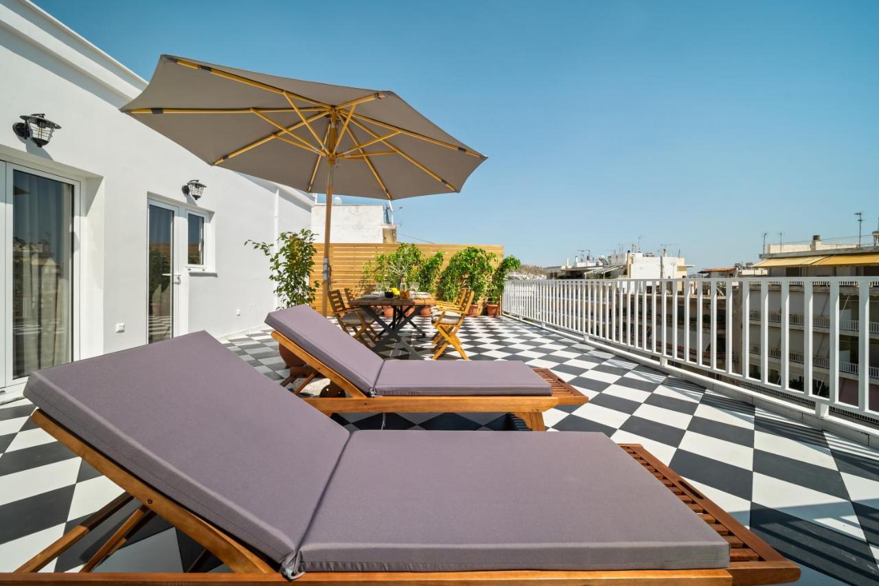 Luxurious Apartment With Big Sea View Terrace - Central Location أثينا المظهر الخارجي الصورة